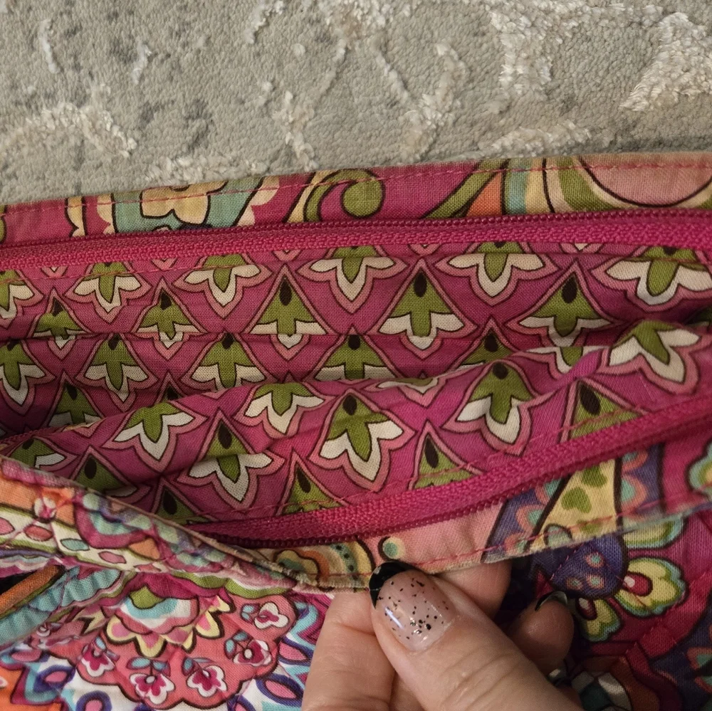 Vera Bradley Floral Pink Crossbody Bag